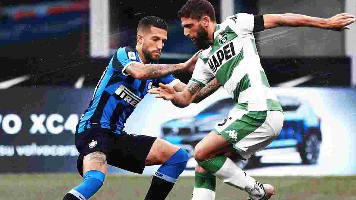 Дикий фейл, два пенальти и удаление в видеообзоре матча Интер – Сассуоло – 3:3