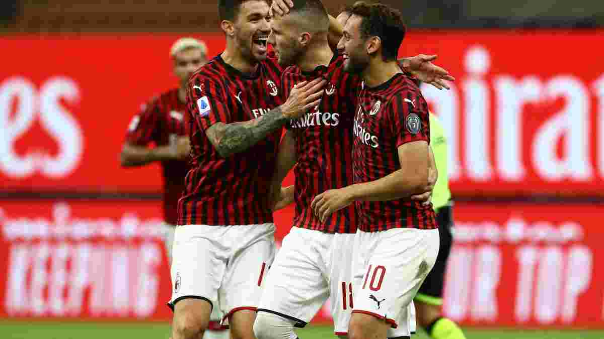 Милан забил четыре гола за 18 минут и победил Ювентус в Серии А впервые за четыре года