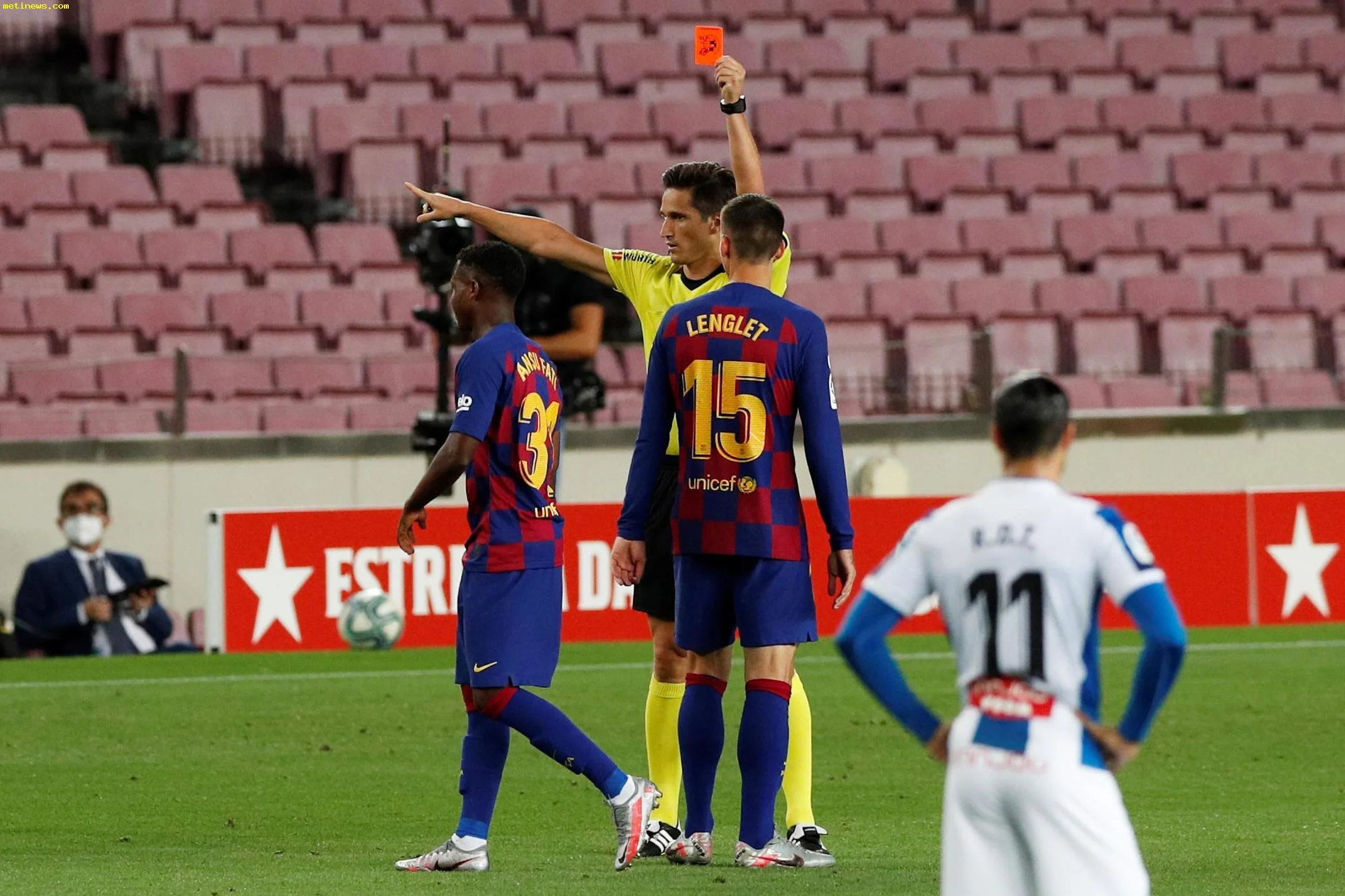 Фати покидает поле уже через 5 минут