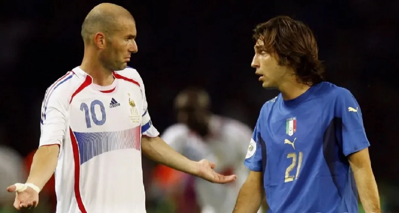 Зінедін Зідан та Андреа Пірло / Фото UEFA