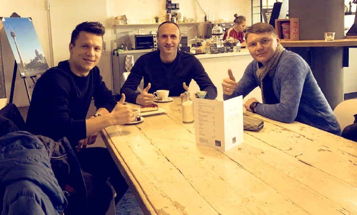 Євген Коноплянка і Володимир Гоменюк (праворуч) / Facebook