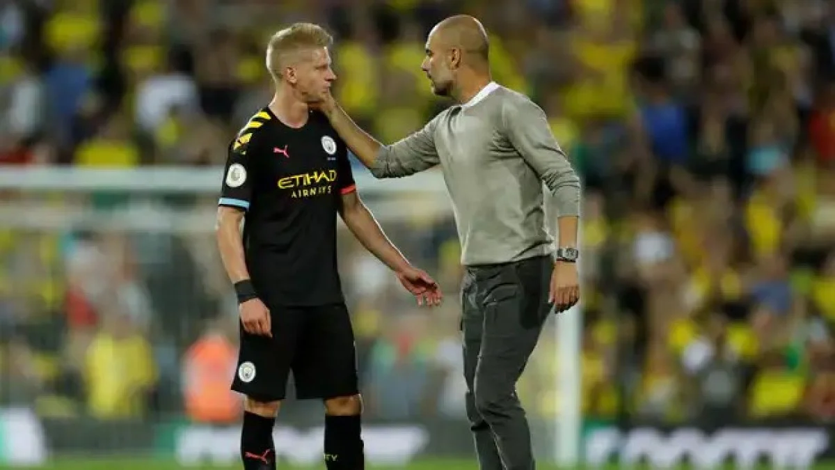 Зинченко и Гвардиола / Reuters