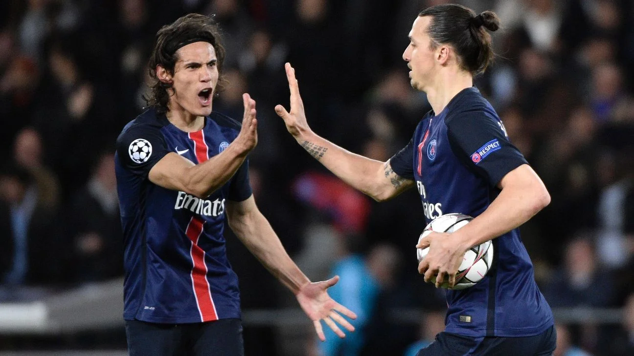 Кавани и Ибрагимович / AFP