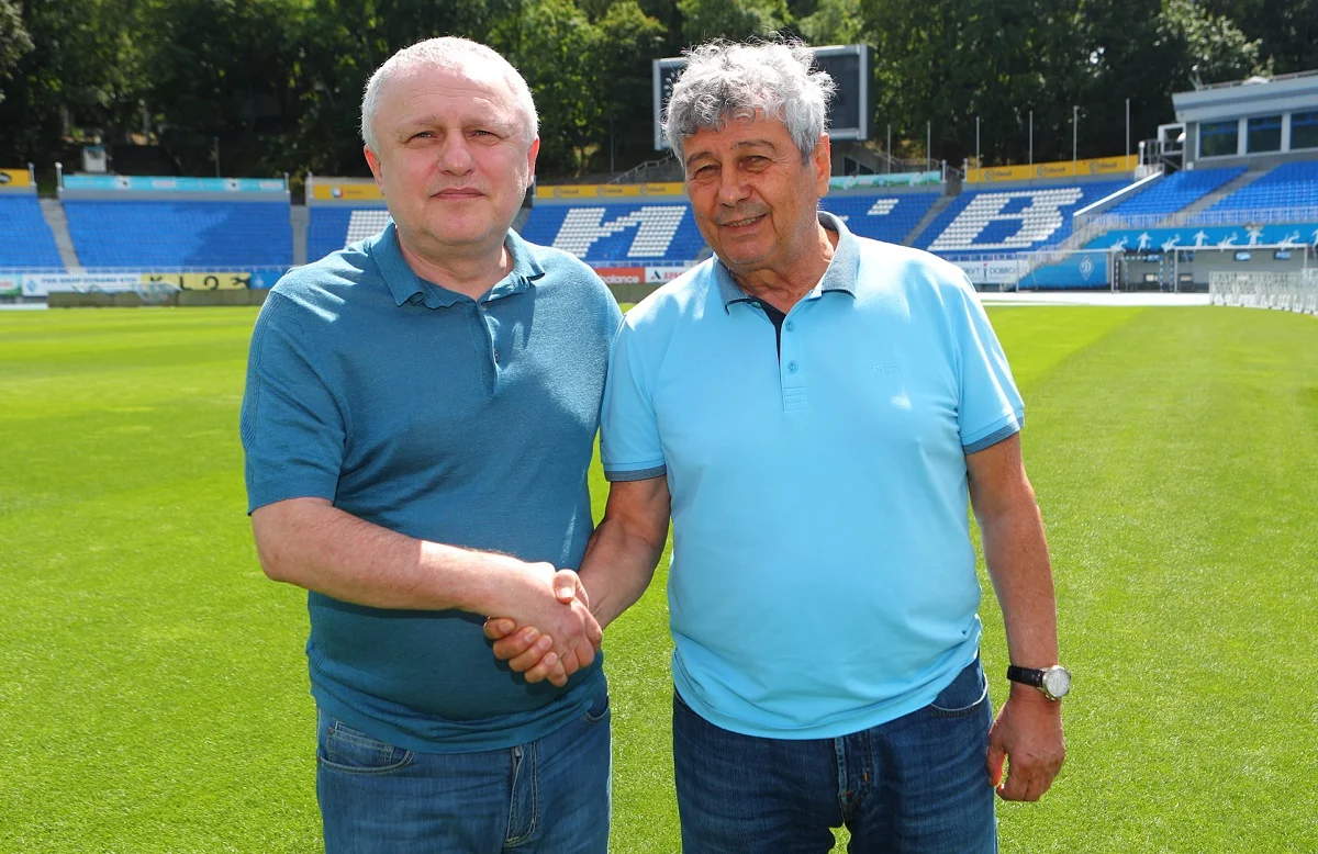 Ігор Суркіс та Мірча Луческу / фото: Динамо