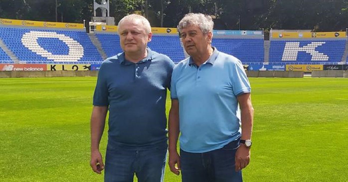 Ігор Суркіс та Мірча Луческу / Сайт Динамо