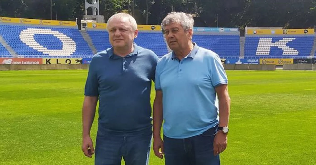 Игорь Суркис и Мирча Луческу / Сайт Динамо