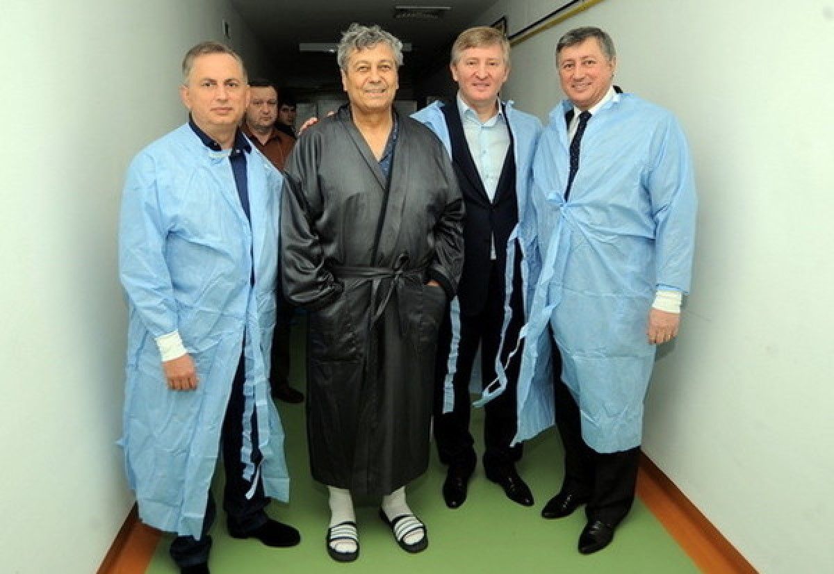 Луческу в компании Колесникова и Ахметова / фото ФК Шахтер