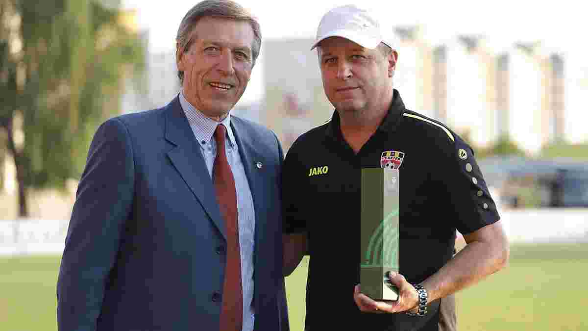 Вернидуб отримав приз найкращому тренеру місяця в Білорусі