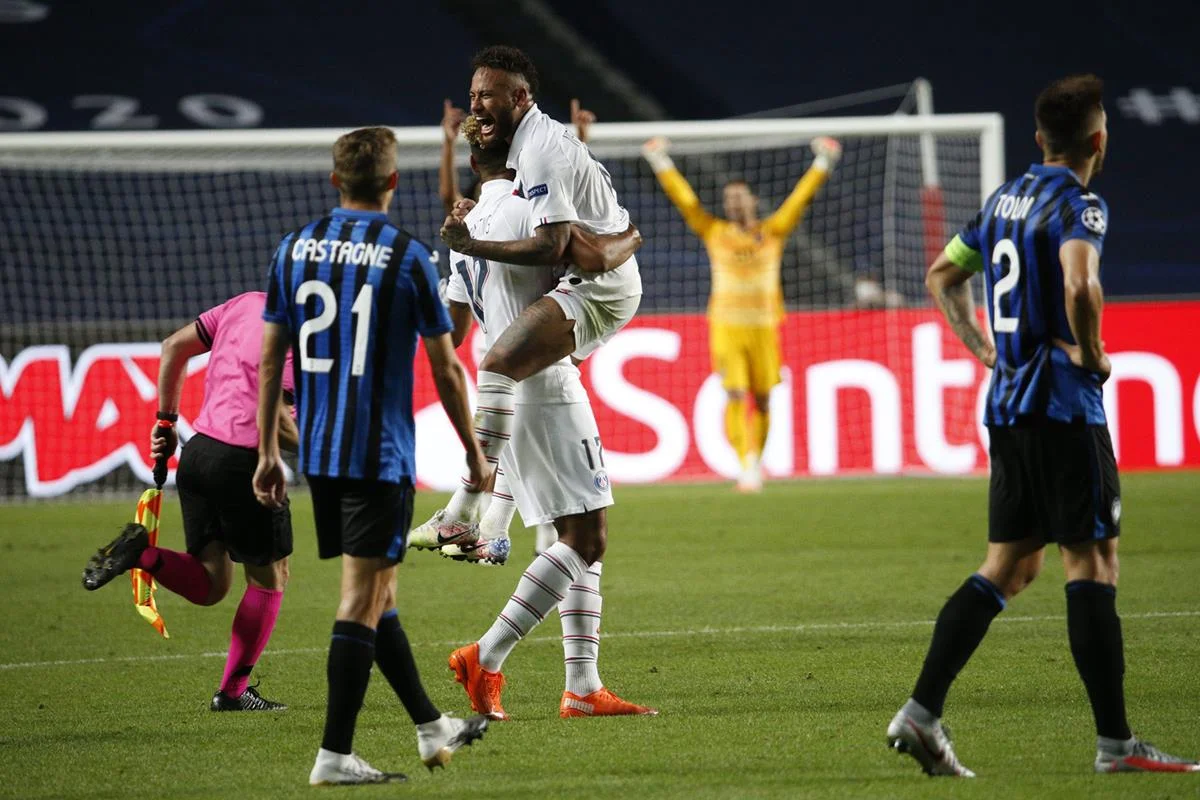 Аталанта – ПСЖ: отчет на матч 1/4 финала Лиги чемпионов