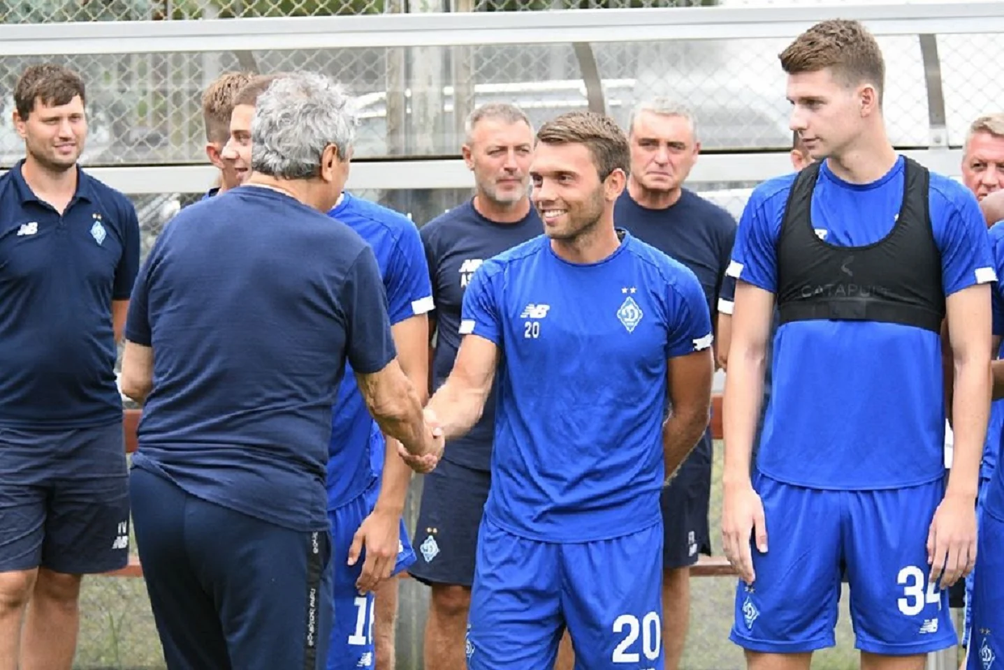 Мірча Луческу та Олександр Караваєв / Фото ФК Динамо