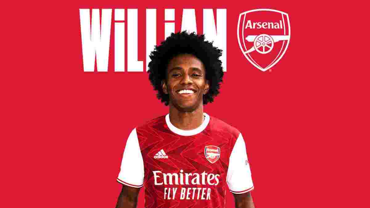 Виллиан официально стал игроком Арсенала