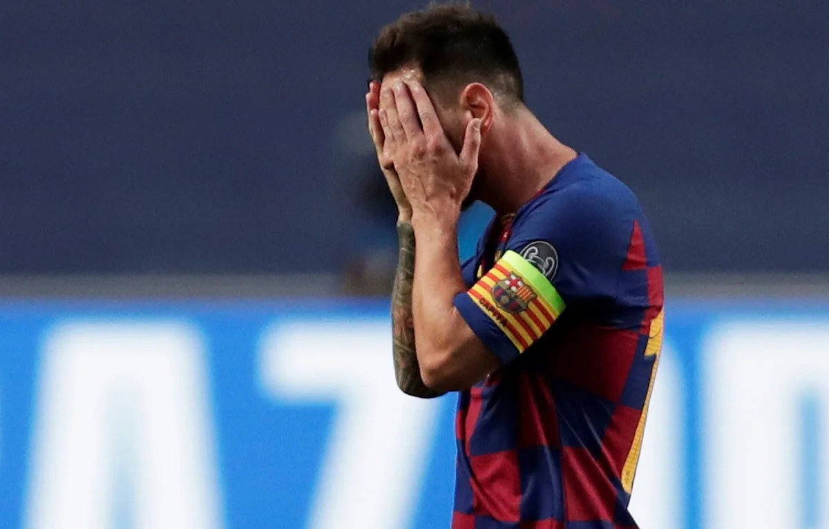 Ліонель Мессі в розпачі / Фото з відкритих джерел