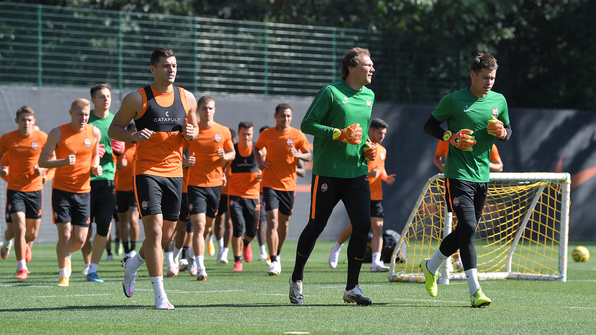 Тренування ФК Шахтар / Твіттер донецького клубу