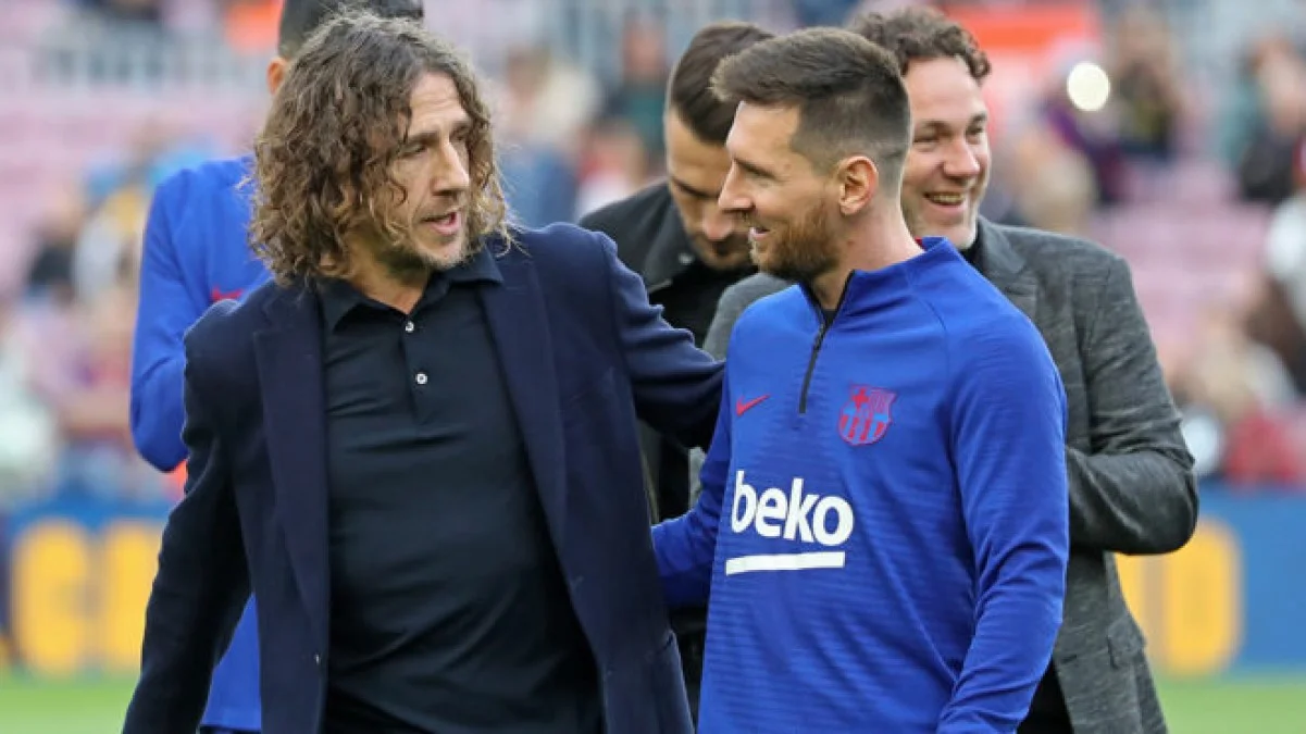 Карлес Пуйоль и Лионель Месси / Getty Images