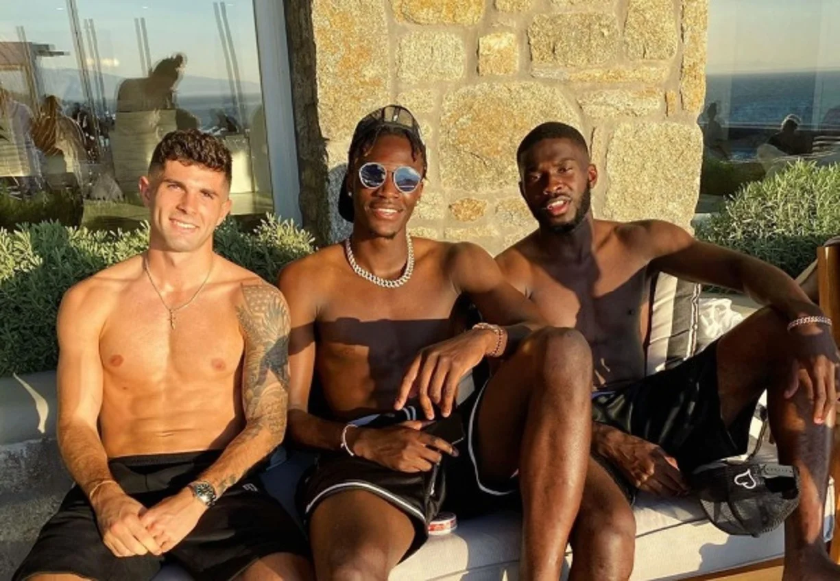 Пулишич, Абрахам и Томори / Фото из соцсетей