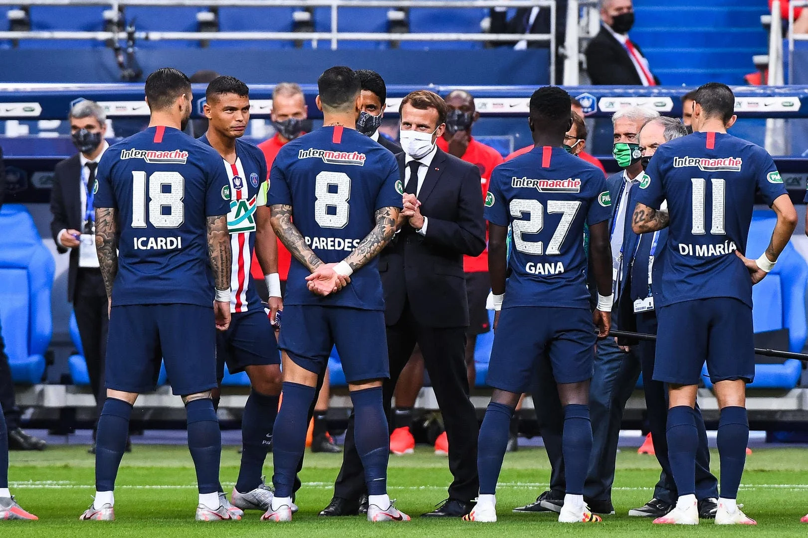 Икарди, Паредес, Гуйе и Ди Мария / ФК Пари Сен-Жермен