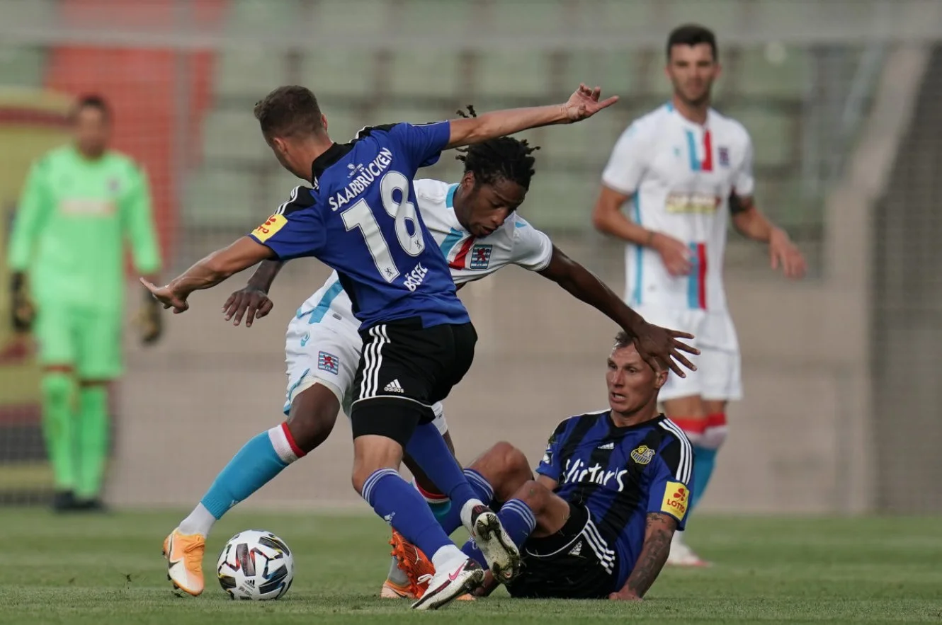 Жерсон Родрігес у матчі Люксембург – Саарбрюкен