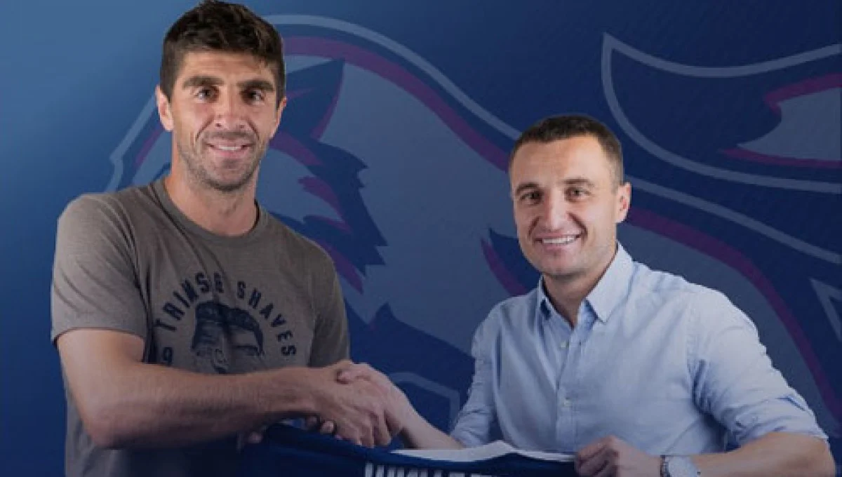 Антон Шиндер та Михайло Кополовець / фото: ФК Минай