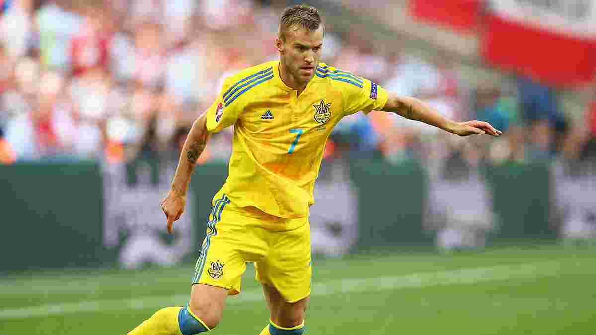 Ярмоленко закрепился на второй строчке лучших бомбардиров сборной Украины