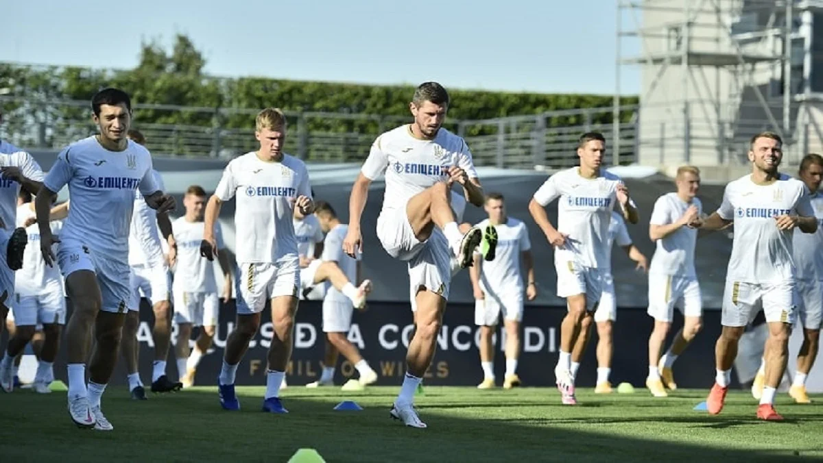 Гравці збірної України / Фото Павла Кубанова, УАФ