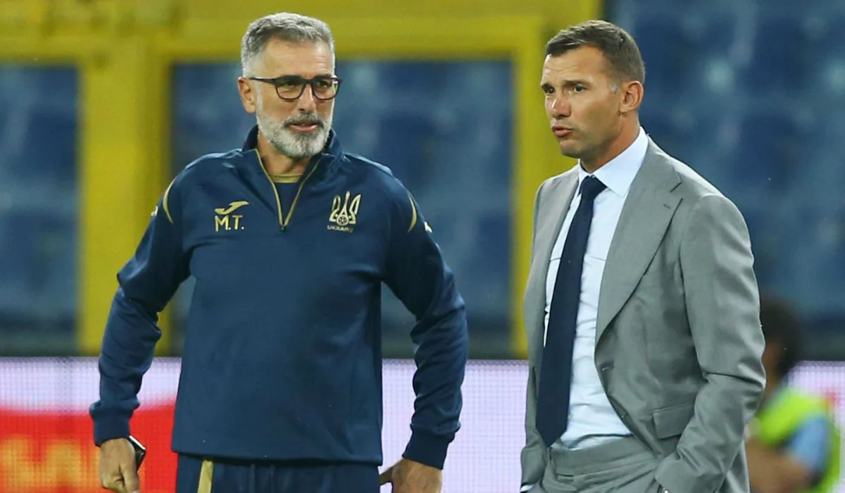 Андрей Шевченко и Мауро Тассотти / УАФ