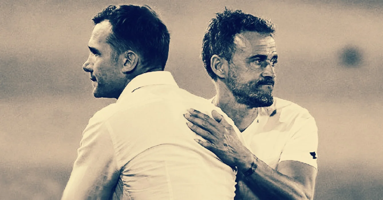 Андрій Шевченко та Луїс Енріке / УЄФА