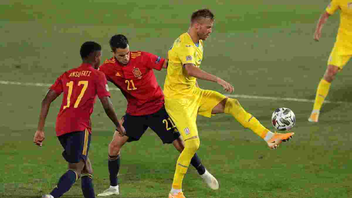 Белик отметил главный недостаток сборной Украины в матче с Испанией
