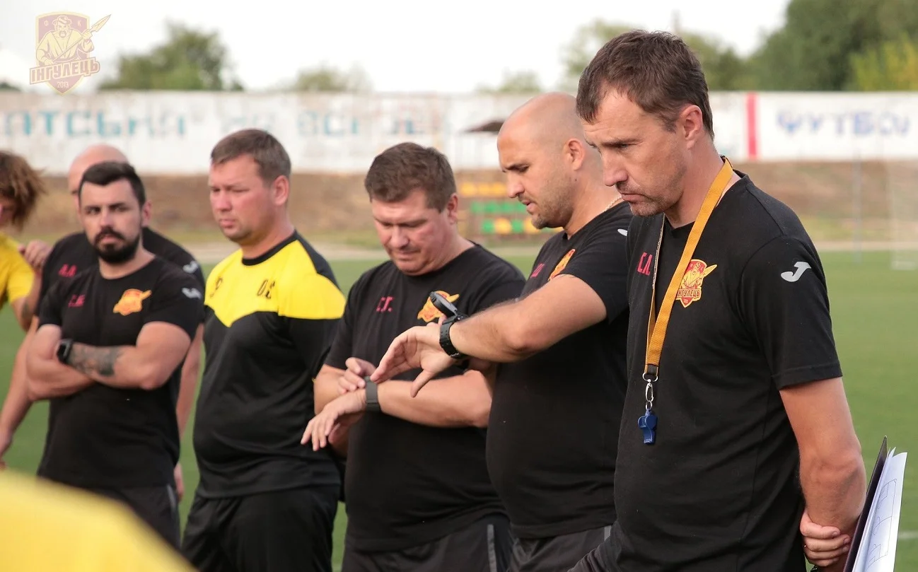 Сергій Лавриненко (праворуч) і Ко / Фото ФК Інгулець