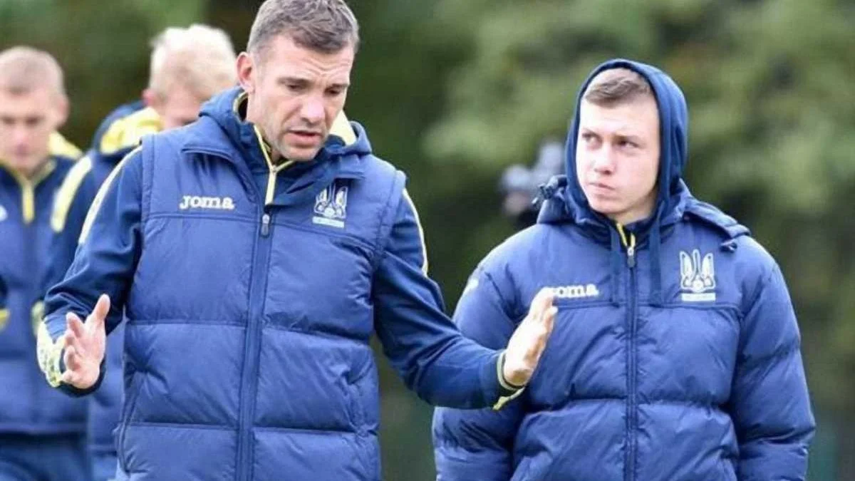 Андрій Шевченко та Микола Матвієнко / УАФ