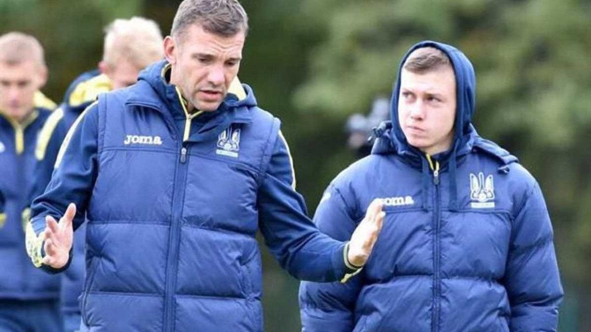 Андрей Шевченко и Николай Матвиенко / УАФ