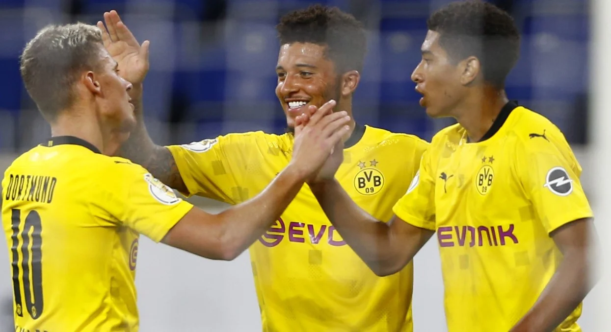 Марко Ройс, Санчо и Беллингем / фото: ФК Боруссия Дортмунд