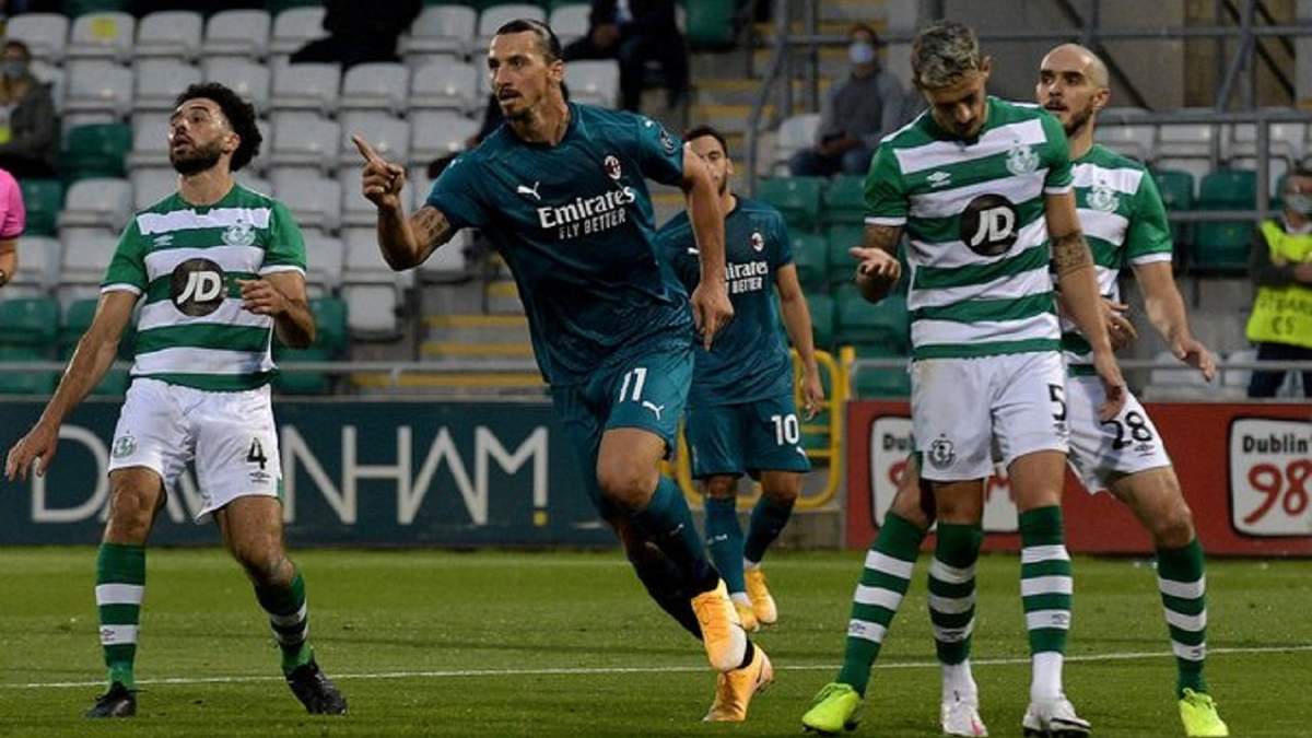 liga evropy zlatan zabil za milan