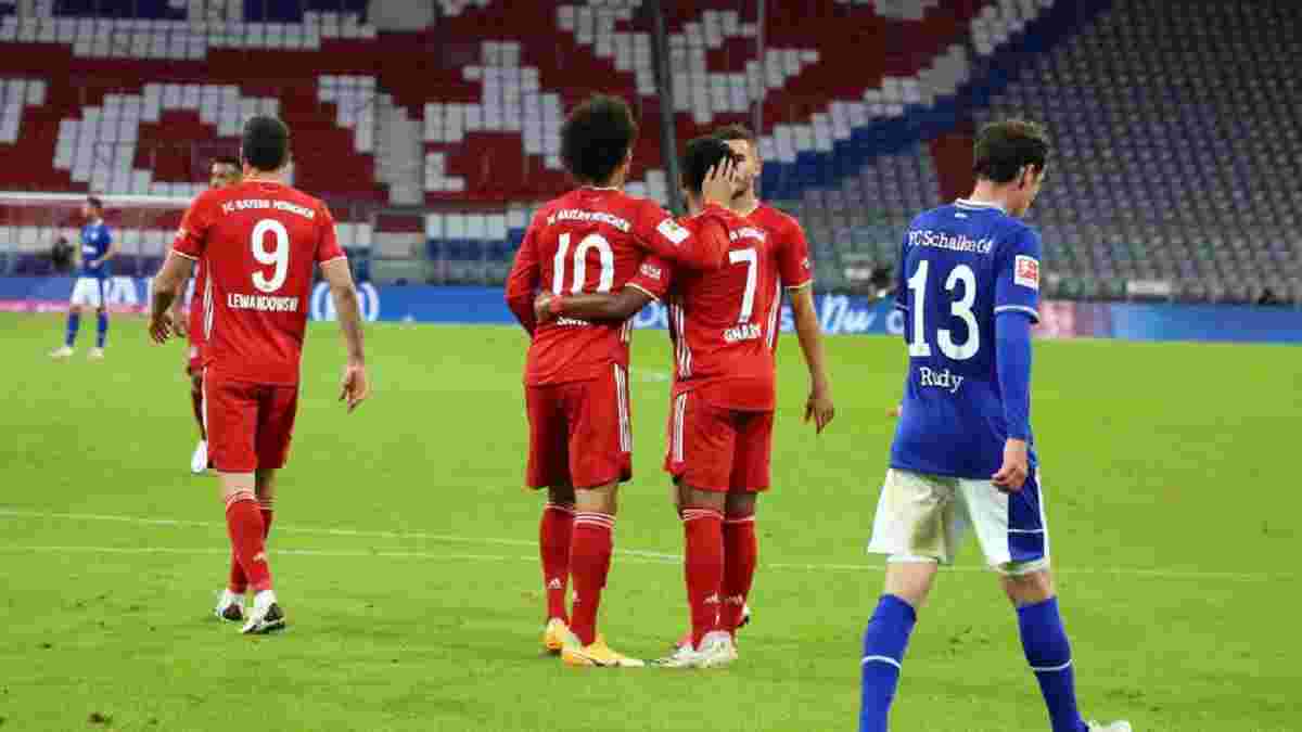 Феєричне побиття у відеоогляді матчу Баварія – Шальке – 8:0