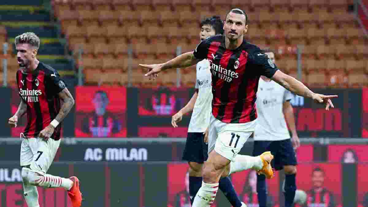 Победный дубль Ибрагимовича в видеообзоре матча Милан – Болонья – 2:0
