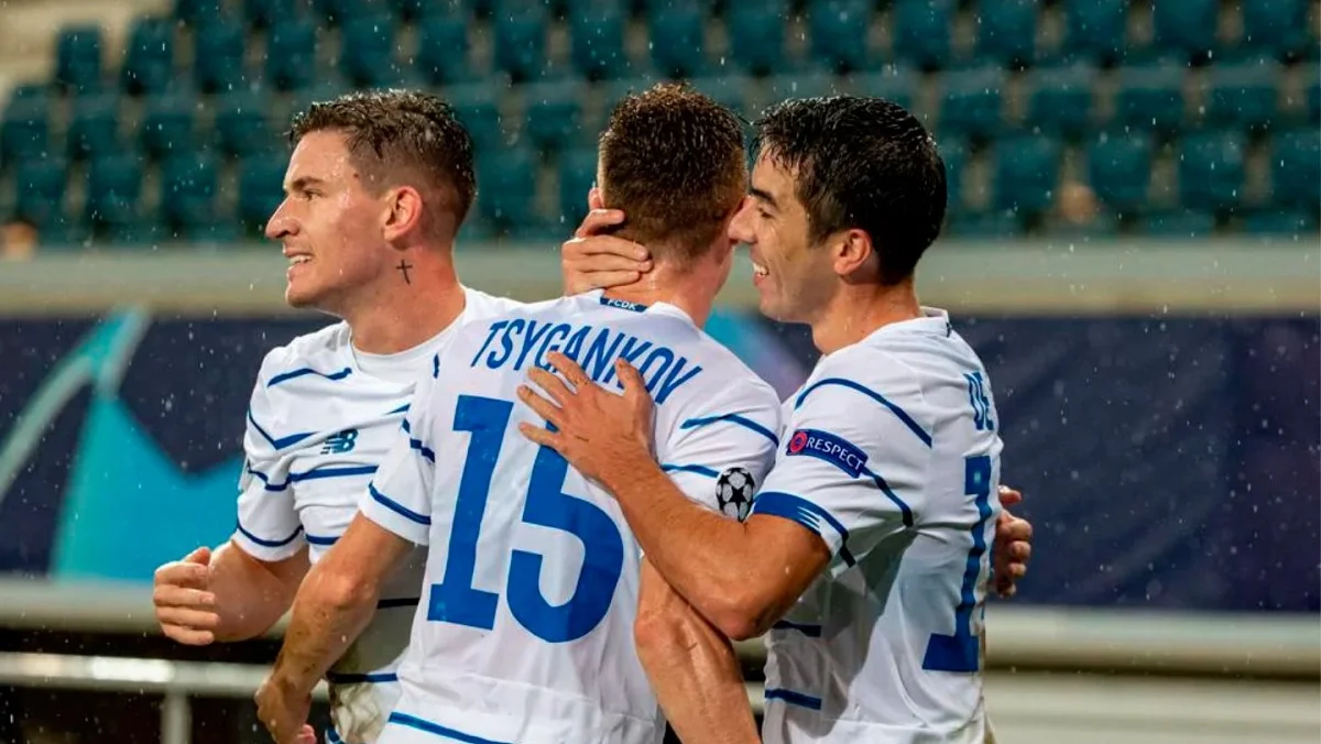 Динамівці радіють перемозі над Гентом / Сайт клубу