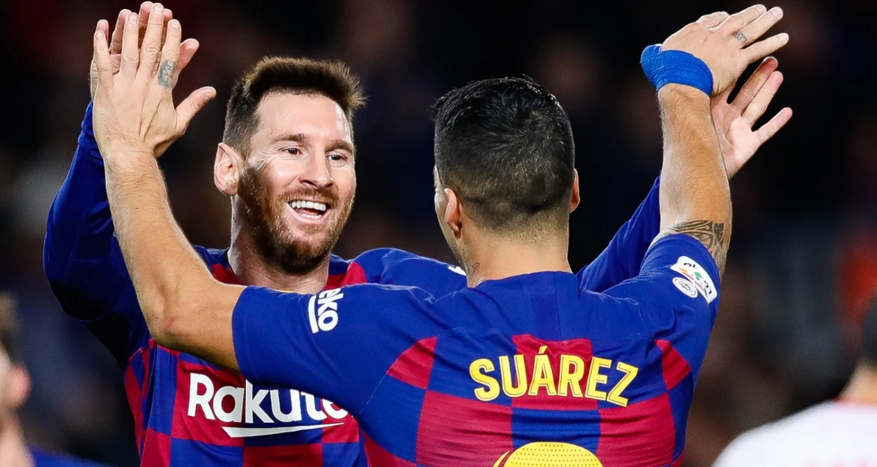 Лионель Месси и Луис Суарес / Getty Images