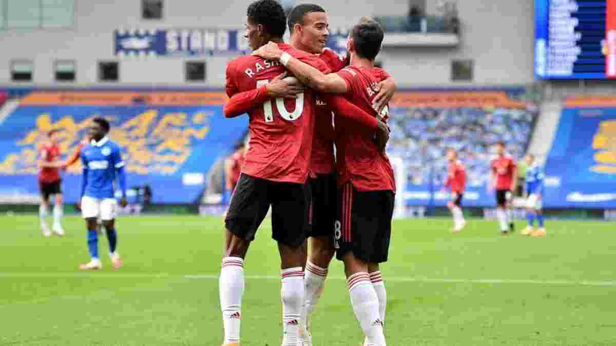 Неймовірне везіння "червоних дияволів" у відеоогляді матчу Брайтон – Манчестер Юнайтед – 2:3