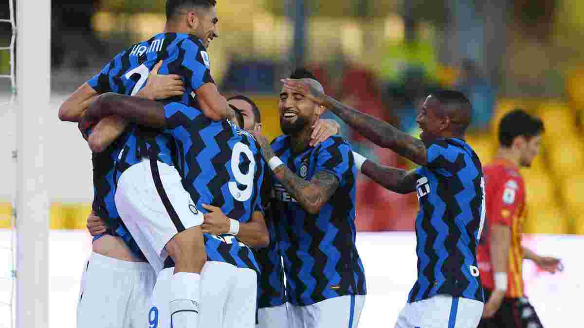Интер выиграл бешеную перестрелку с Беневенто – дубль Лукаку, дебютный гол Хакими