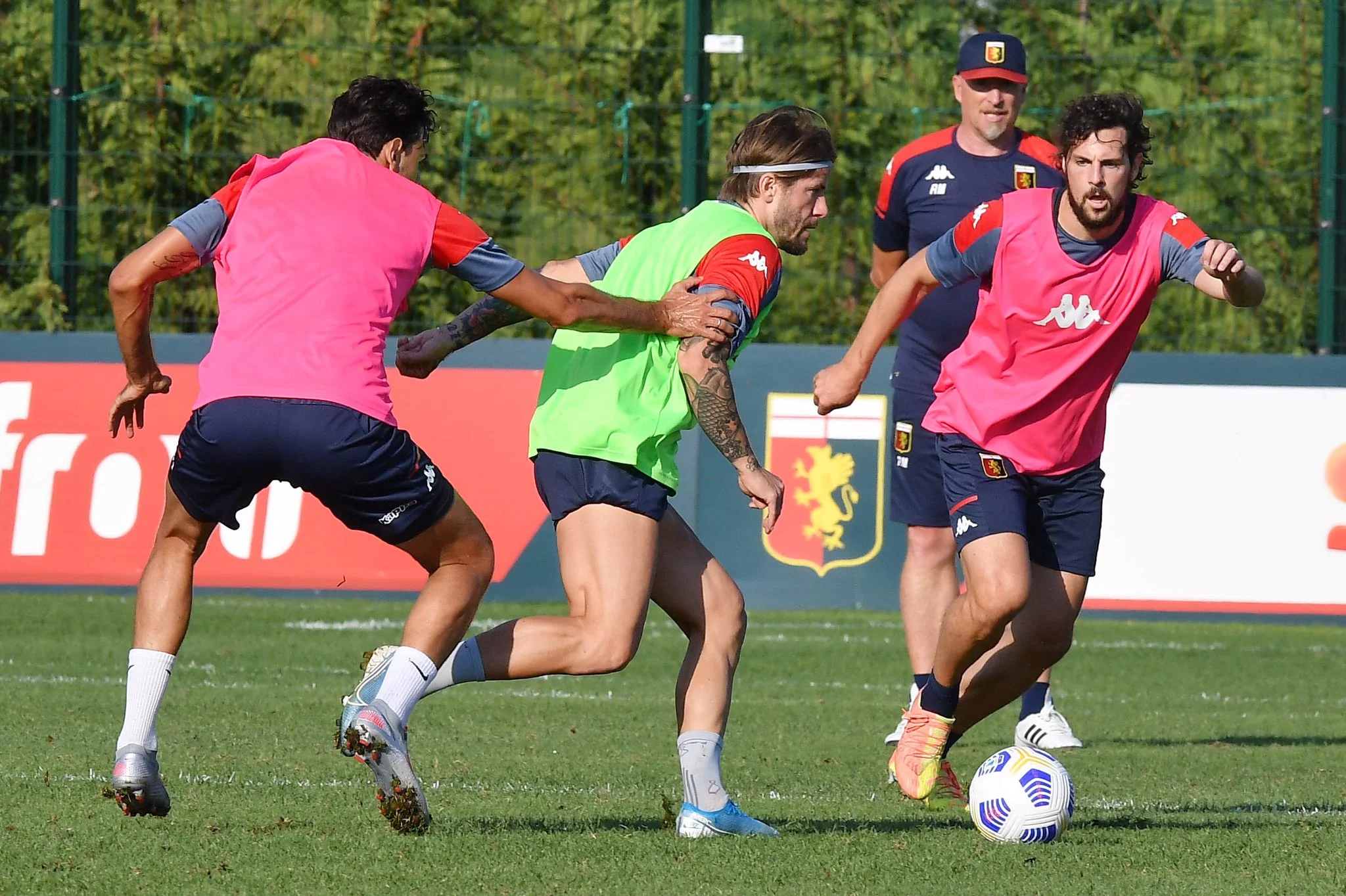 Одне з тренувань "грифонів" / твіттер Дженоа