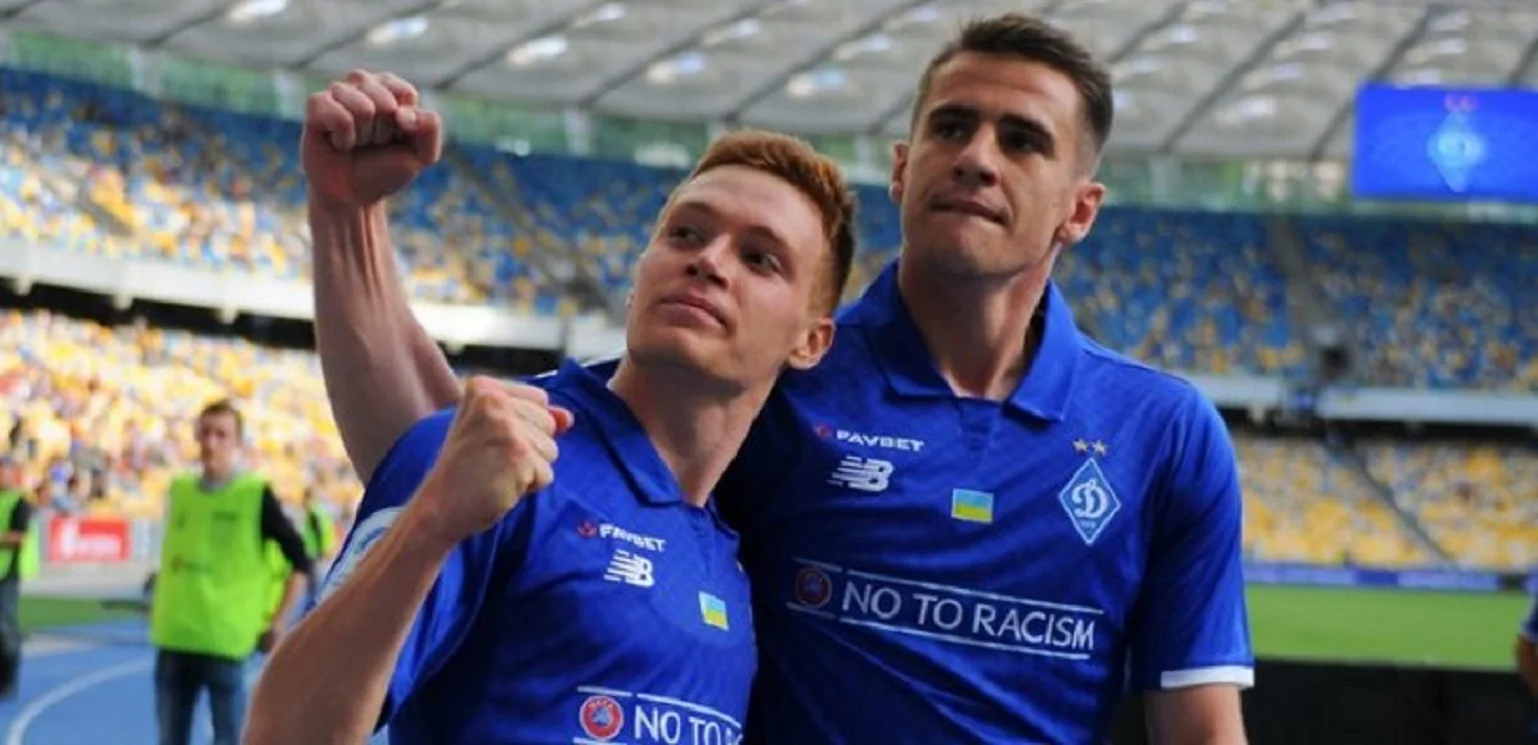 Віктор Циганков та Артем Бєсєдін / Фото ФК Динамо