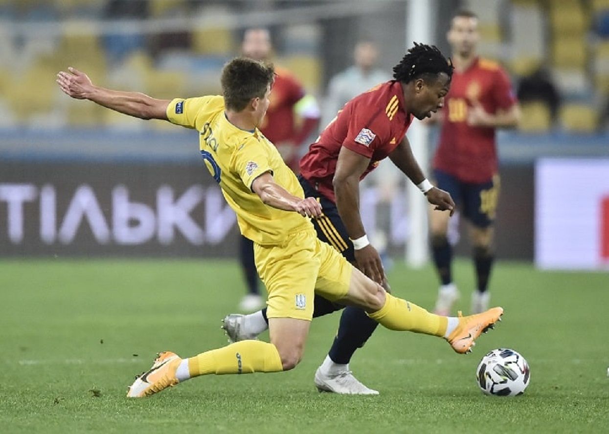 Украина – Испания – 1:0 – видеообзор матча