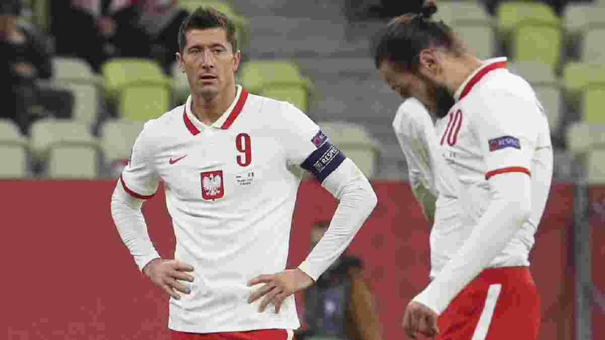 Левандовски в сборной Польши заменили впервые за 5 лет – форвард получил травму в матче против Италии