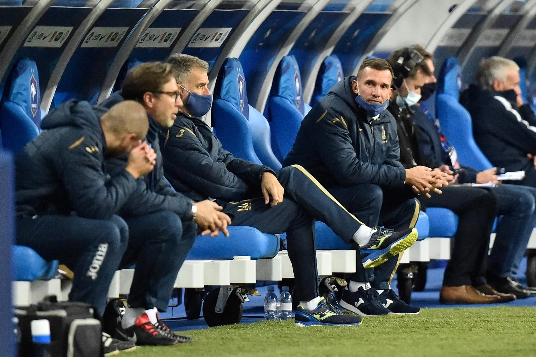 Мауро Тасссотті (третій ліворуч) на матч Україна – Іспанія 13 жовтня має сумні очікування