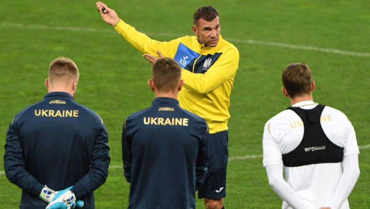 Андрій Шевченко налаштовує "синьо-жовтих" на гру проти Іспанії / ОФіційний сайт УЄФА