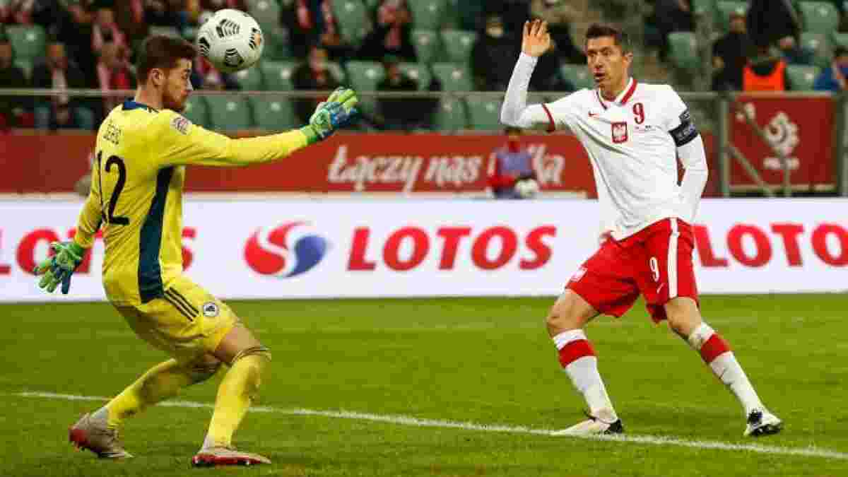Розкішний перфоманс Лєвандовскі у відеоогляді матчу Польща – Боснія і Герцеговина – 3:0