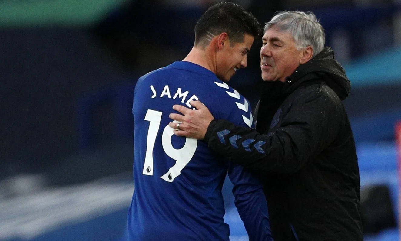 Хамес Родрігес і Карло Анчелотті