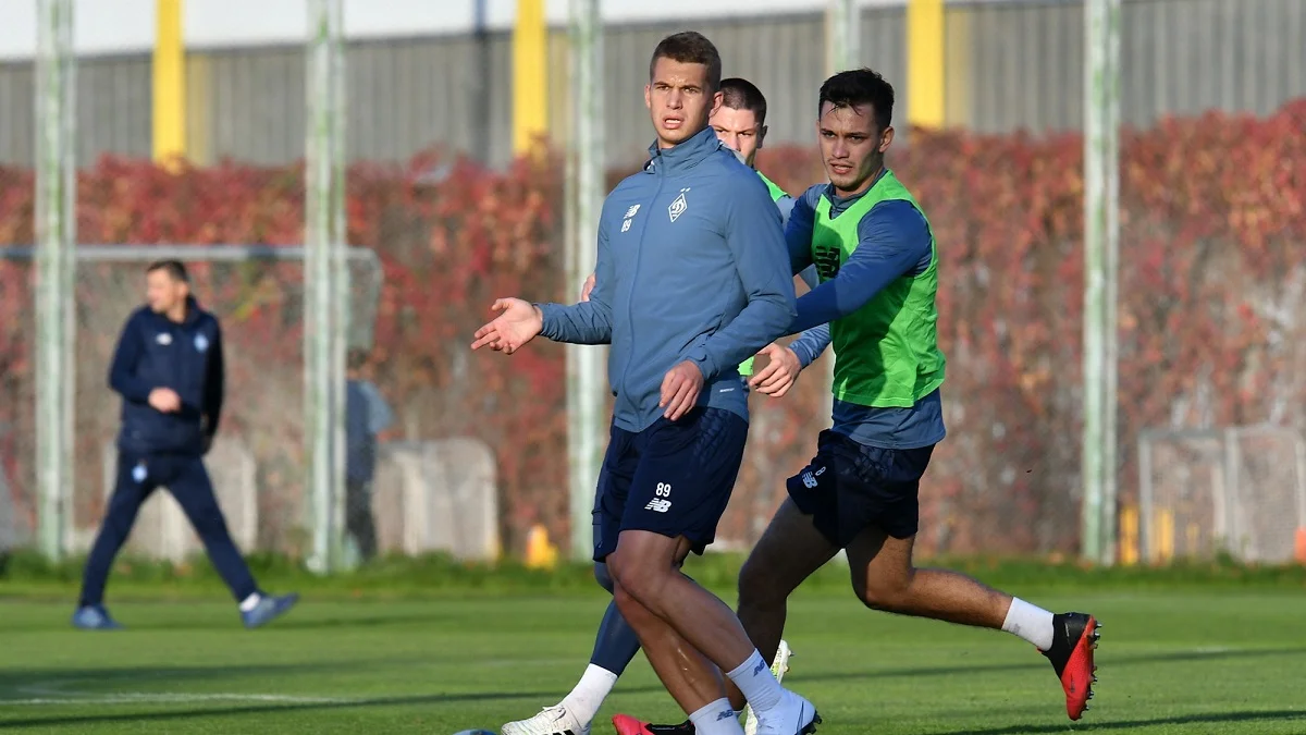 Супряга, Шепелев и Попов на тренировке Динамо / Сайт клуба