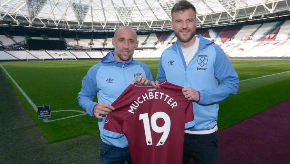 Сабалета та Ярмоленко / фото: ФК Вест Хем