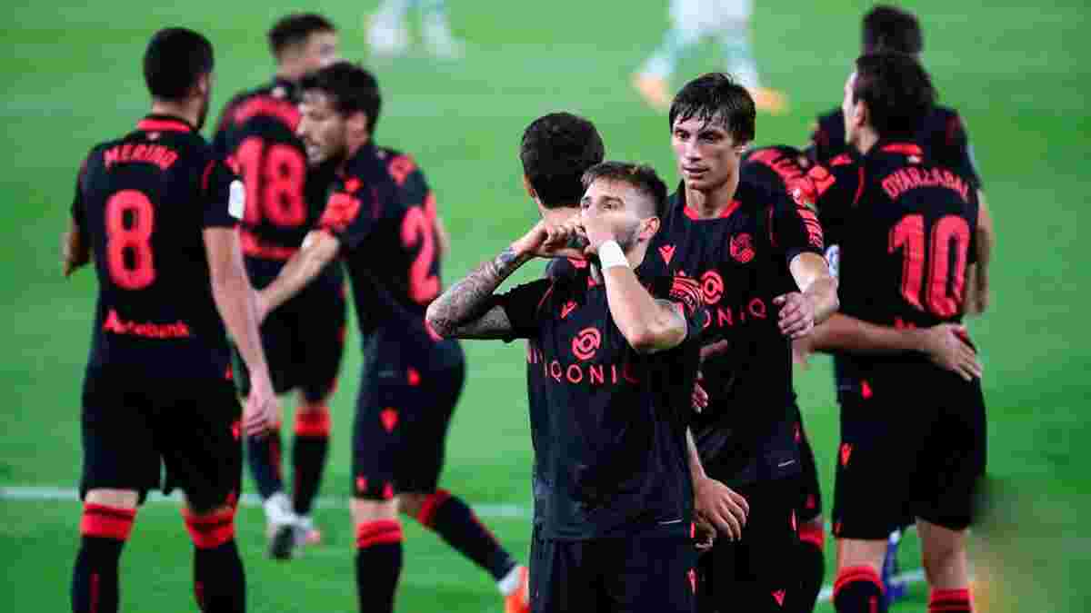 Реал Сосьєдад розгромив Бетіс та очолив турнірну таблицю Ла Ліги, Вільяреал вдома переміг Валенсію