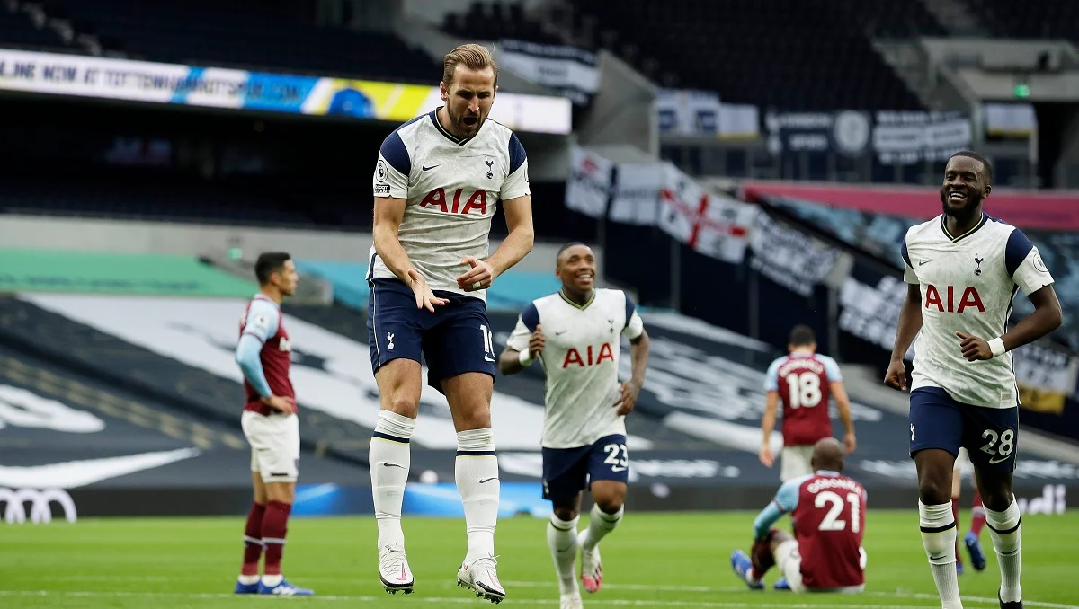 Кейн святкує дубль / Твіттер Тоттенхема